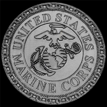 Marine Corps Engraved Watch Band for Garmin Descent X30, Mk3i 51mm, Mk2i Mk2 Mk1, D2 Mach 2 51mm, D2 Mach 1 Pro, Fenix 8 Pro 51mm, 7X Pro 6X Pro 5X Plus Fenix 3 Black Stainless Steel Strap MC1 -A26