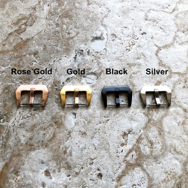 22mm Dark Brown 20mm 24mm Width Handmade Double Sided Stitched Premium Genuine Leather Watch Band Strap Kit for Watches - Pins Buckle Tool