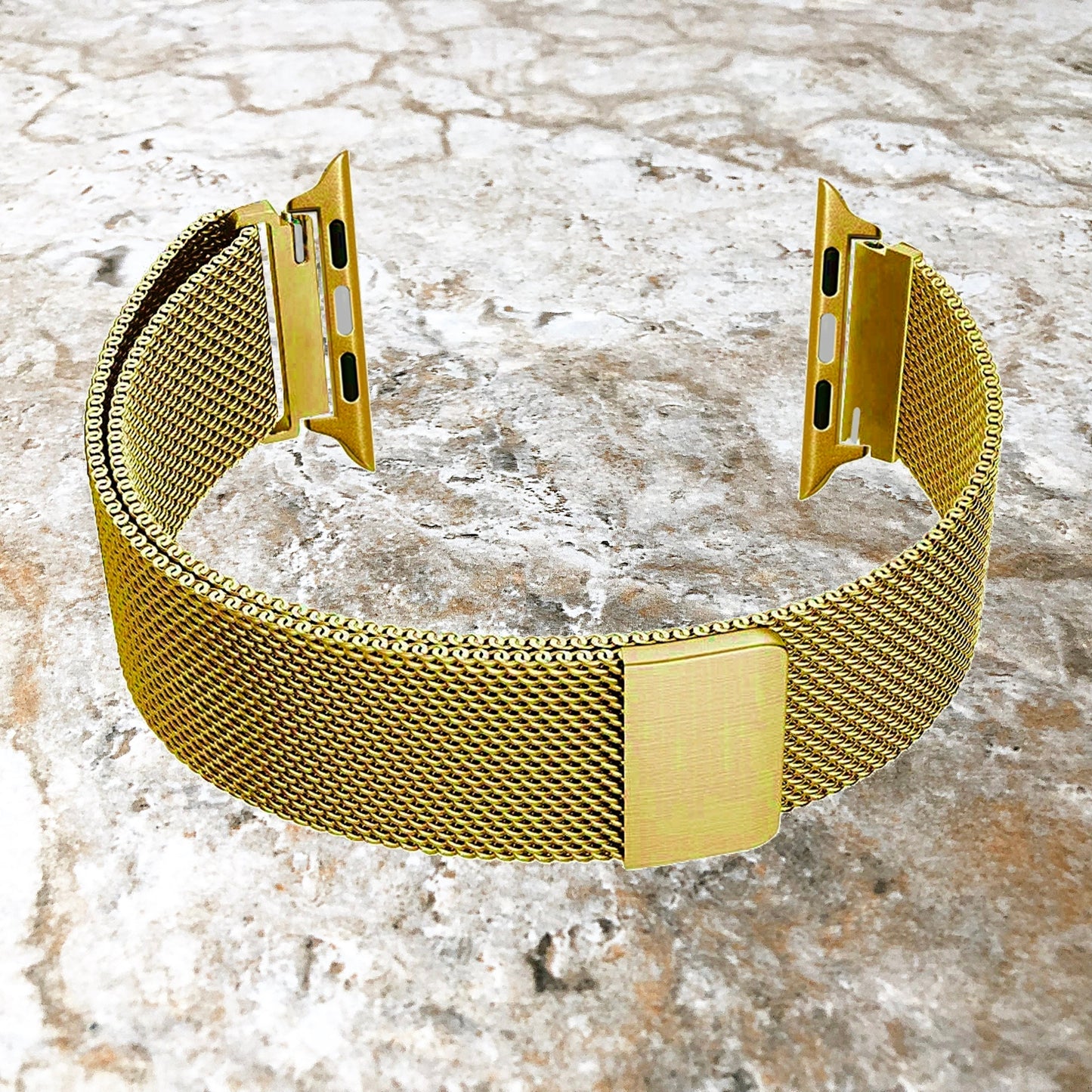 Apple Watch Gold Color Band Set Crystal Bezel Case Cover for Ultra 2 9 8 7 SE 6 5 4 3 2 1 49mm 45mm 44mm 42mm 41mm 40mm 38mm Strap Milanese