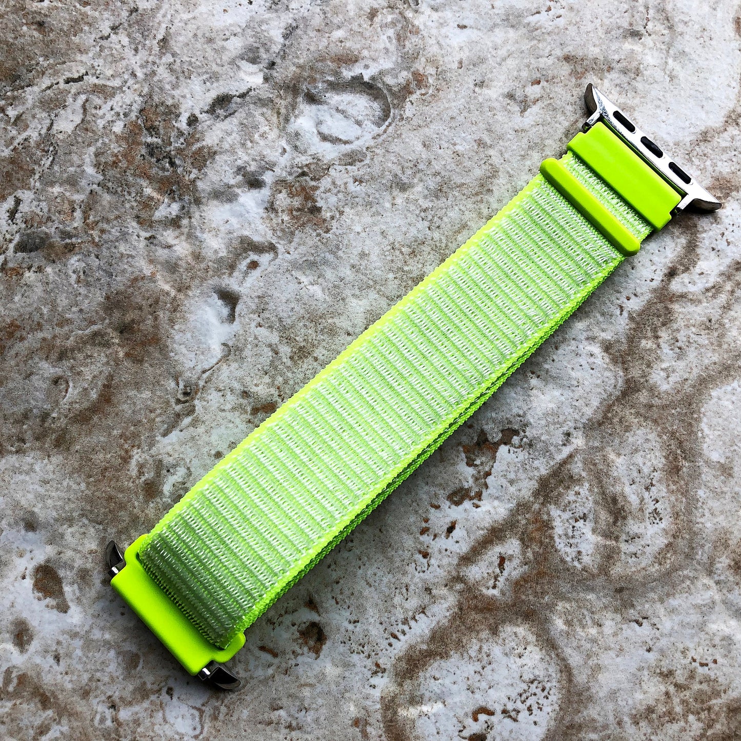 Apple Flash Light Band Loop and Hook for iWatch Ultra 2 49mm and 9 8 Series 41mm 45mm Case Adjustable Sport Strap Soft Nylon Weave
