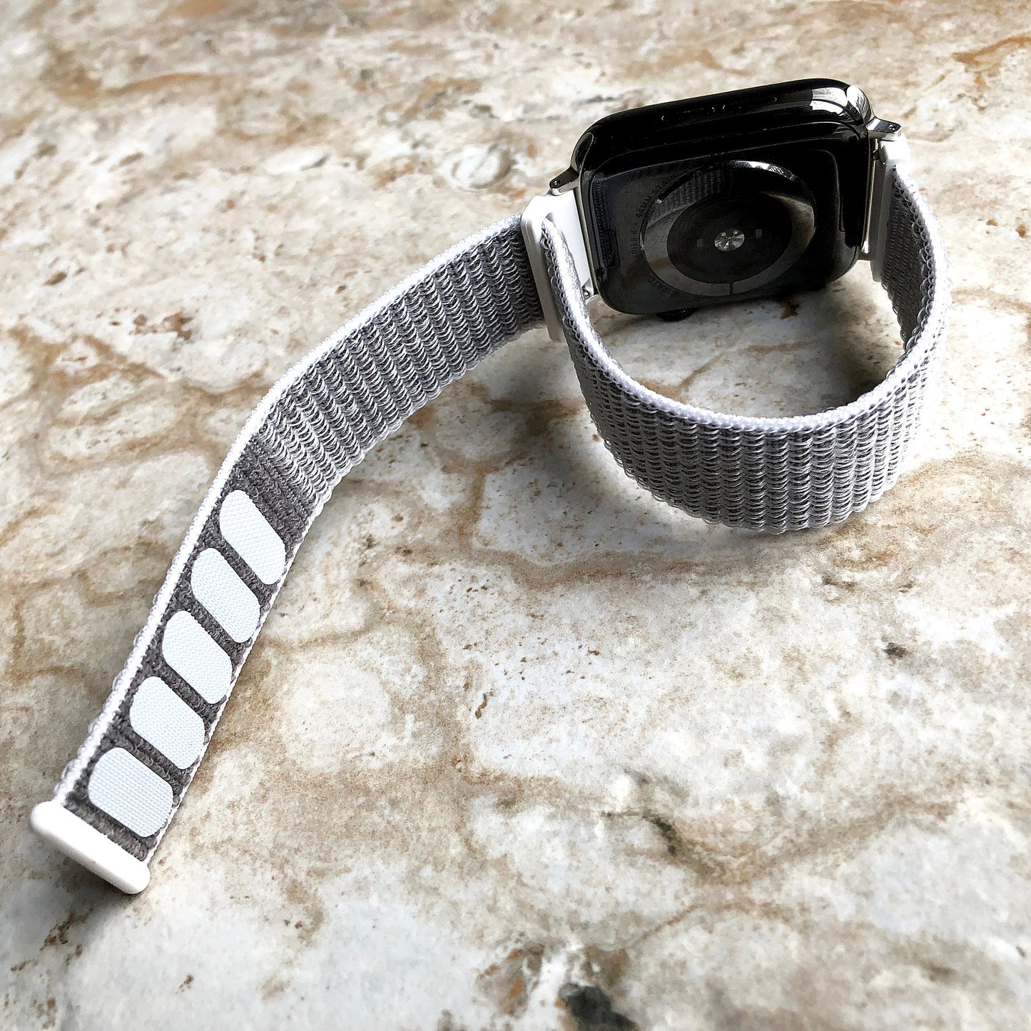 Apple Seashell Band Loop and Hook for iWatch Ultra 2 49mm and 9 8 Series 41mm 45mm Case Adjustable Sport Strap Soft Nylon Weave Bracelet