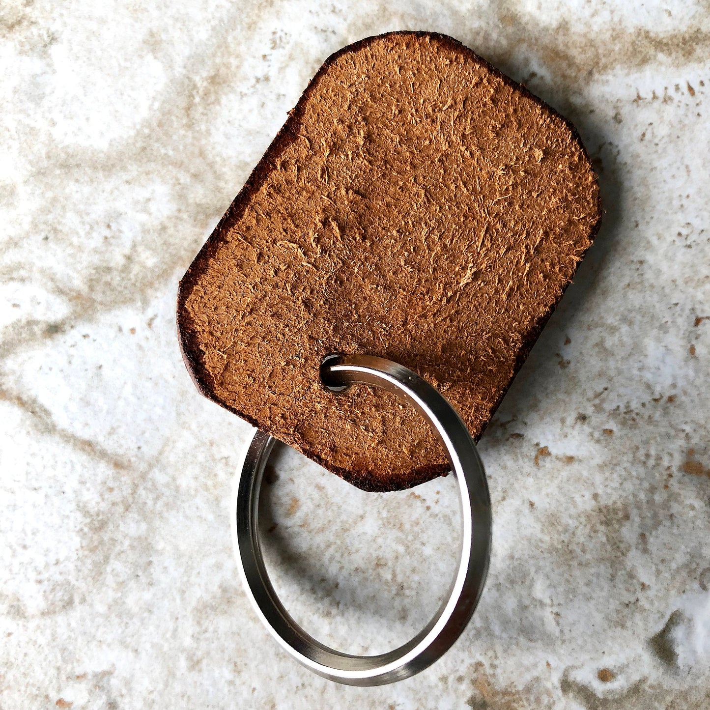 Limited Handmade Series Key Chains Real Thick Leather Keyfob Keyring Keyholder Tooled Embossed Engraved Nice Small Inexpensive Gift Idea