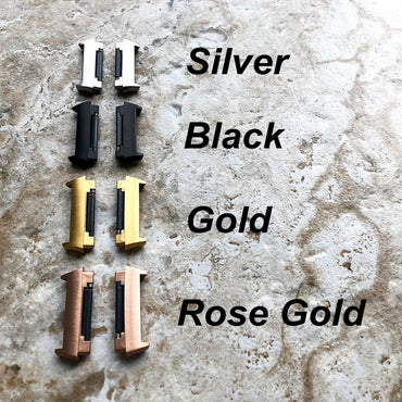 Fitbit Ionic Electric Pink Sports Loop n Hook Band Strap for Watch Band Strap Adjustable with Quick Release Adapters Silver Rose Gold Black