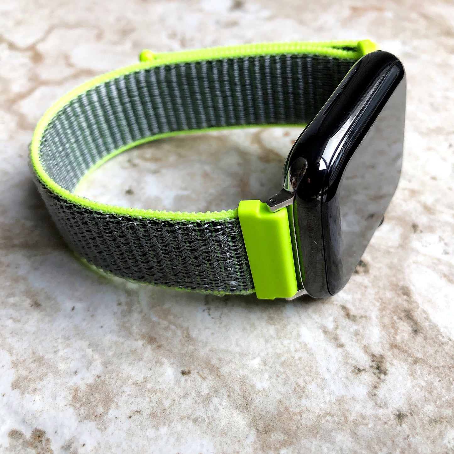 Apple Watch Flash Band Loop and Hook for iWatch Ultra 2 49mm and 9 8 Series 41mm 45mm Case Adjustable Sport Strap Nylon Weave Bracelet