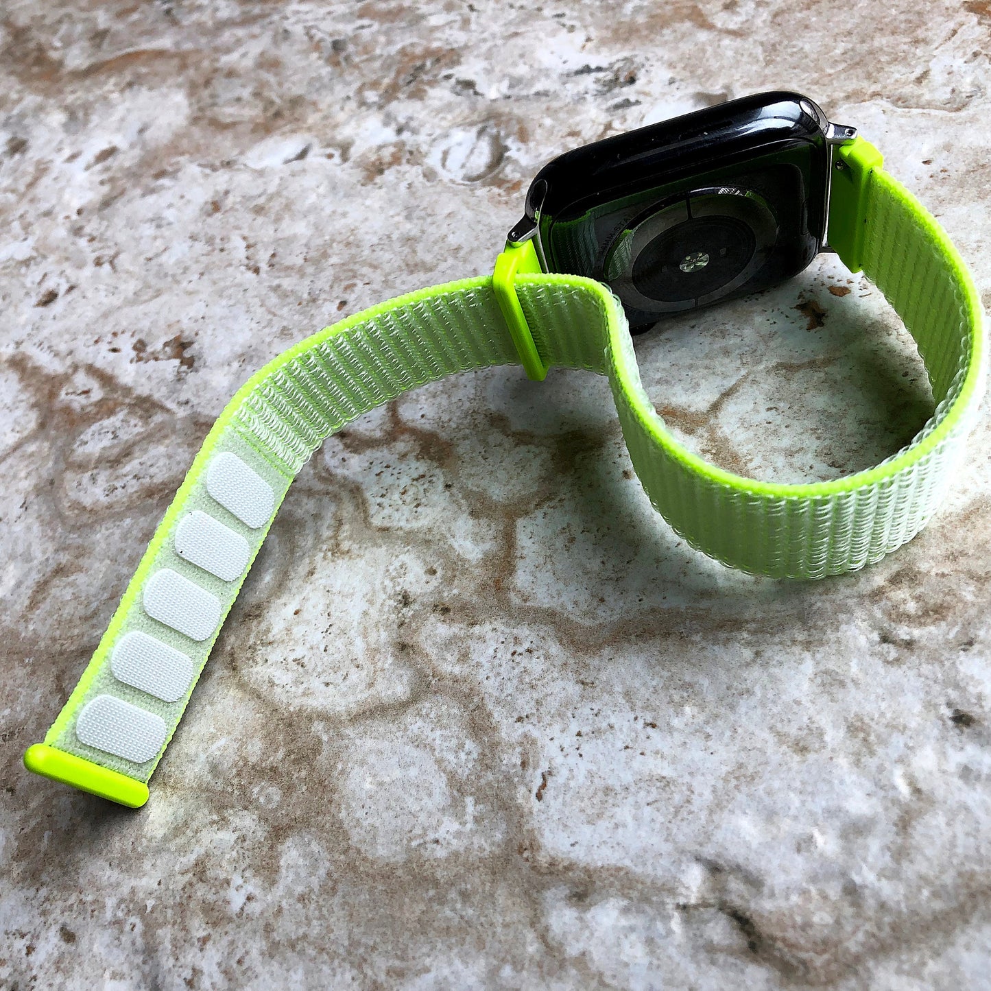 Apple Flash Light Band Loop and Hook for iWatch Ultra 2 49mm and 9 8 Series 41mm 45mm Case Adjustable Sport Strap Soft Nylon Weave