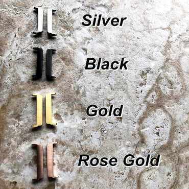 Fitbit Versa 2 3 4 Sense 2 Sports Band Marine Green Loop and Hook Strap Watch Bands Straps Adjustable Quick Adapters Silver Rose Gold Black