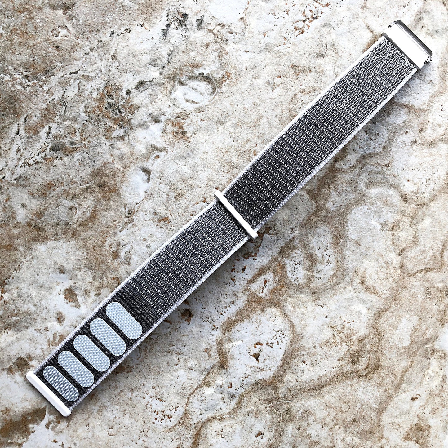 Fitbit Versa 2 3 4 Sense 2 Sports Band Seashell Loop and Hook Strap Watch Bands Straps Adjustable with Quick Adapters Silver Rose Gold Black