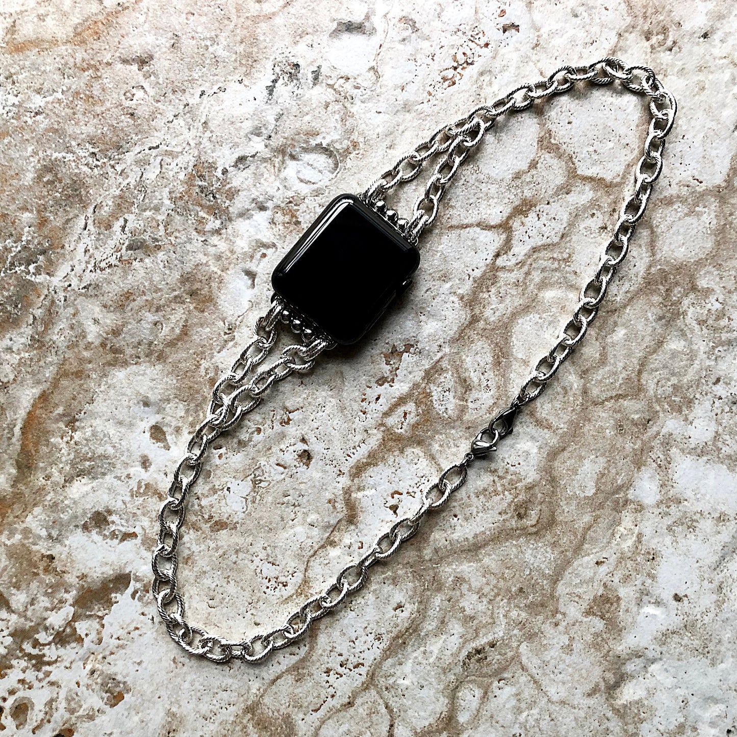 Apple Watch Bracelet Band for iWatch Ultra 2 9 8 7 6 SE 5 4 3 2 38mm 40mm 41mm 42mm 44mm 45mm 49mm Twisted Wire Links Chain Handmade Jewelry