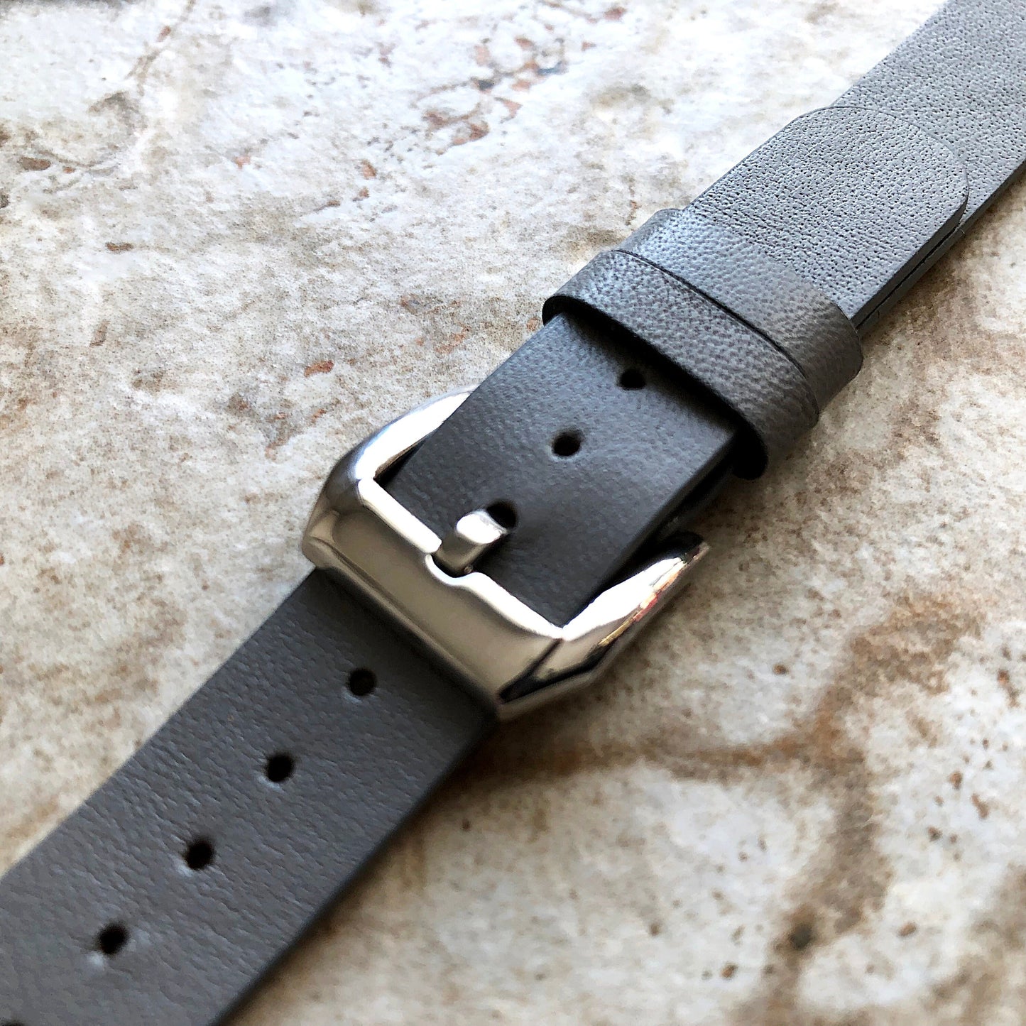 Fitbit Inspire HR and 2 Gray Soft Leather Band Strap for Fitness Tracker Wristband Twice Wrap Bracelet Quick Release Silver Black Rose Gold