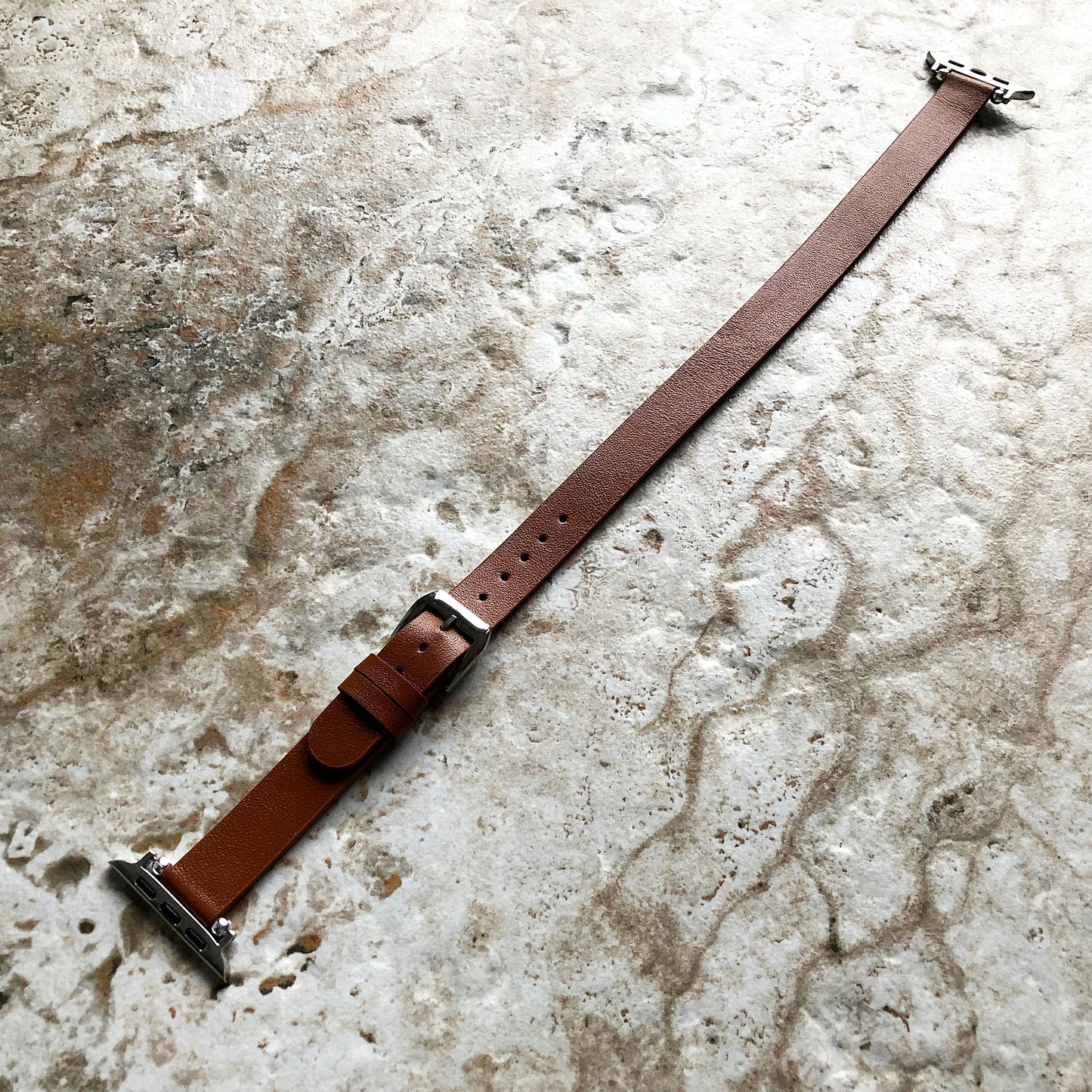 Apple Brown Double Wrap Around Wrist Leather Band for iWatch Ultra 2 9 8 7 SE 6 5 4 3 2 1 38mm 40 41mm 42mm 44mm 45mm 49mm Case Twice Strap