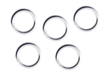 50pcs 7mm 16 Gauge Stainless Steel Open Jump Rings Precisely Cuted High Quality Polished Silver Color Craft Supplies Jewelry Making Beading