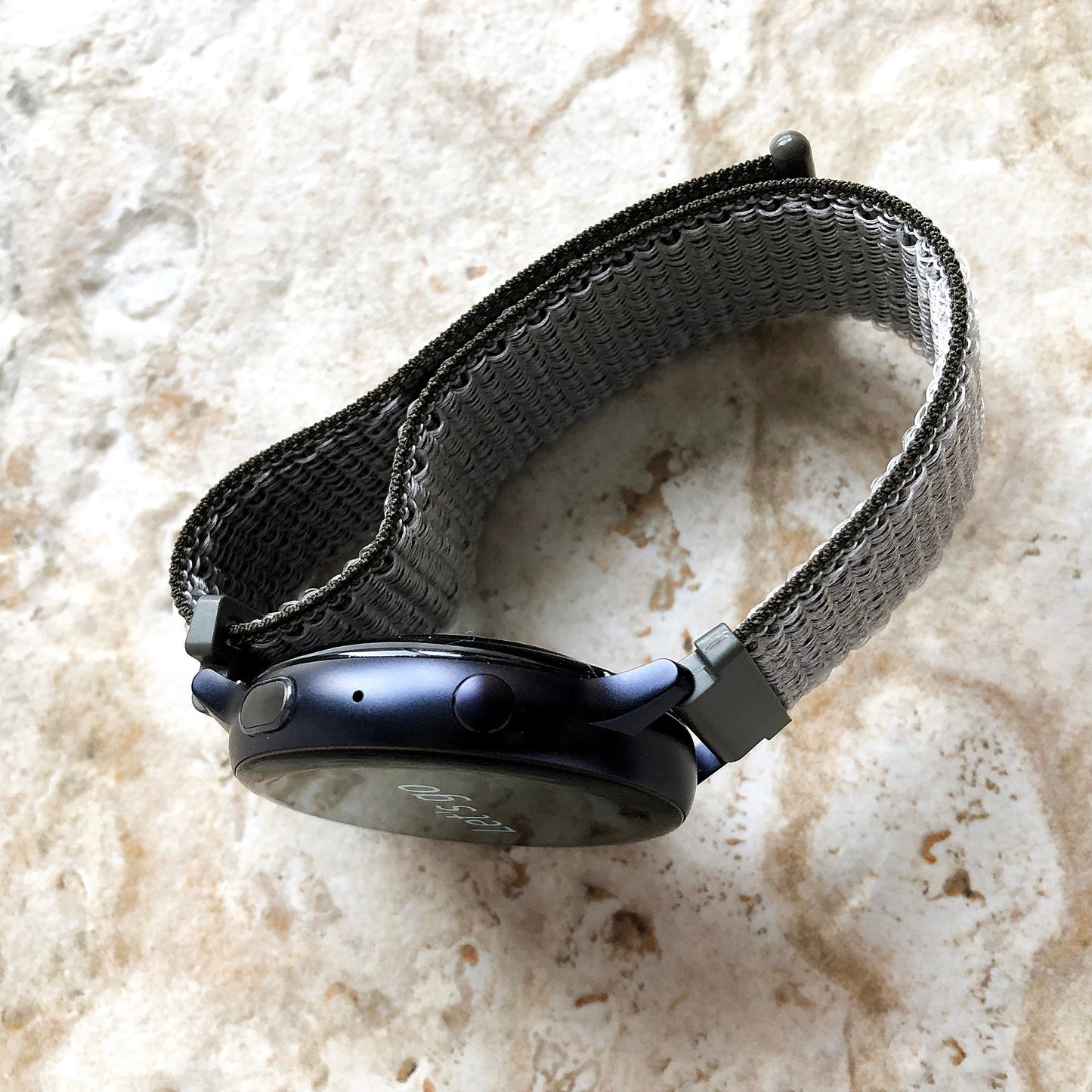 Green Olive Nylon Band for Samsung Watch 7 6 5 4 40mm 44mm 45mm Classic 42mm 43 46mm 47mm Adjustable Loop Hook Strap Quick Release Pins B20