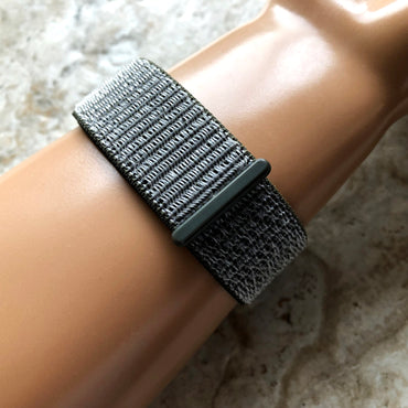 Samsung Green Olive Band for Galaxy Watch Active 2 40mm 42mm 44mm Adjustable Sports Loop and Hook Watch Strap Wristband Quick Release Pins