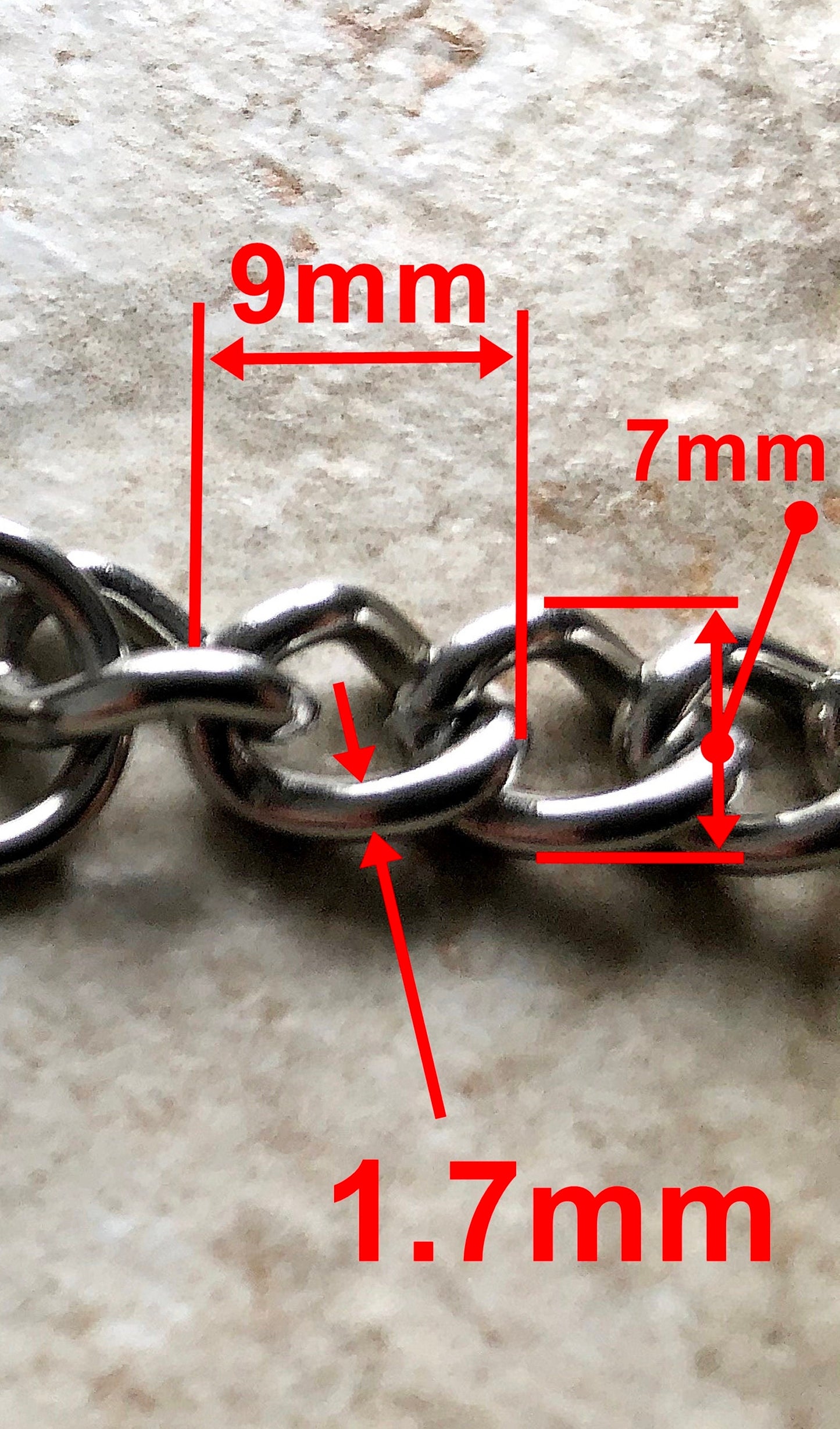 Fashion Wallet Chain Double Curb Silver Shiny Color Stainless Steel Cable Unisex Customisable Tarnish Resistant Very Strong 21" Inches 54cm