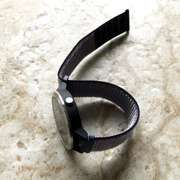 Garmin Midnight Blue Band Compatible with Forerunner 55 165 245 645 Models Smartwatch Sports Loop and Hook Watch Strap Quick Release B-20