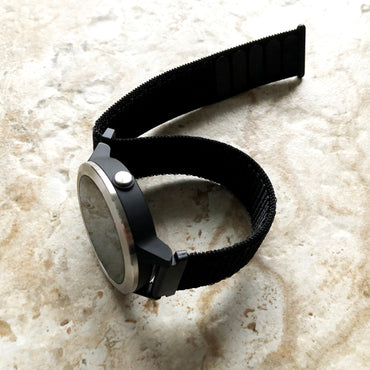 Garmin Black Color Comfortable Band Compatible for Venu Smartwatch Adjustable Loop and Hook Quick Release Sports Bands Straps Weave B-20