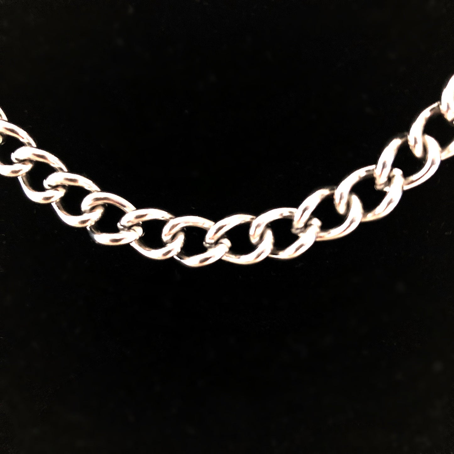 9mm x 7mm x 1.7mm Silver Shiny Color Stainless Steel Curb Chains Necklace Unisex Customisable Size Jewelry Tarnish Resistant Very Strong