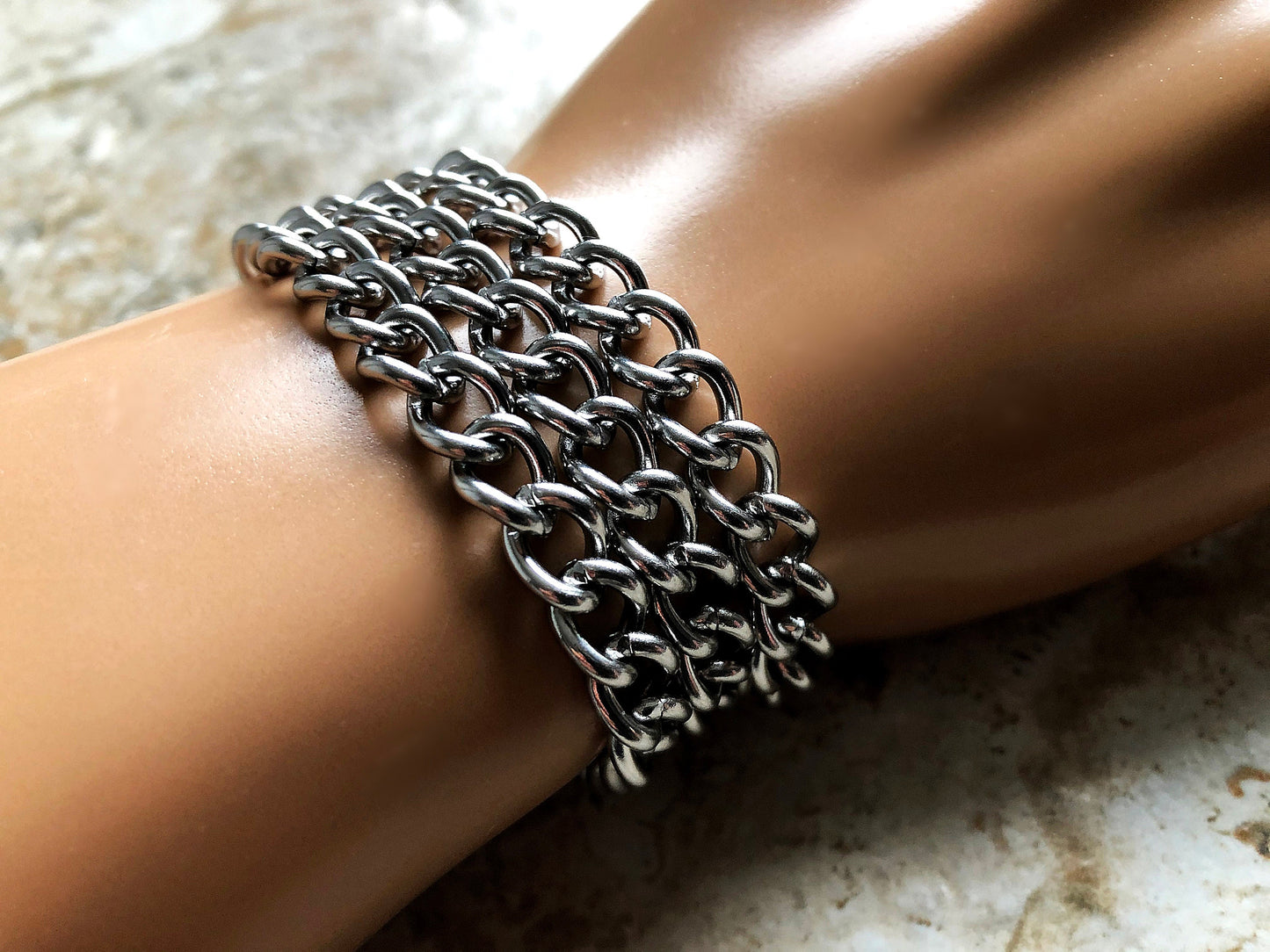 9mm x 7mm x 1.7mm Silver Shiny Color Stainless Steel Curb Chains Necklace Unisex Customisable Size Jewelry Tarnish Resistant Very Strong