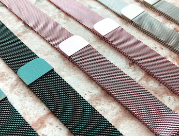 Stainless Steel Band Compatible with Garmin Venu 3S 2S Adjustable Milanese Mesh Strap Magnetic Closure Silver Black Rose Pink Gold -N18