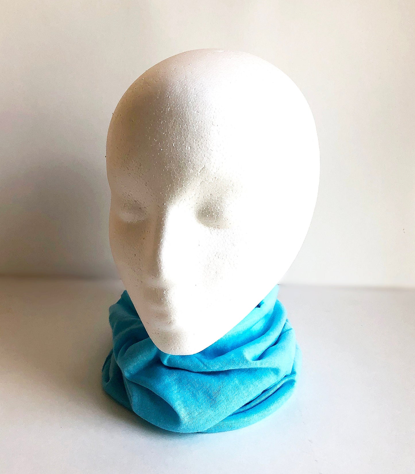 Light Blue Face Mask Scarf New Multi Functional Seamless Protective Covering Elastic Neck Gaiter Bandana Breathable Balaclava Head Wear N16