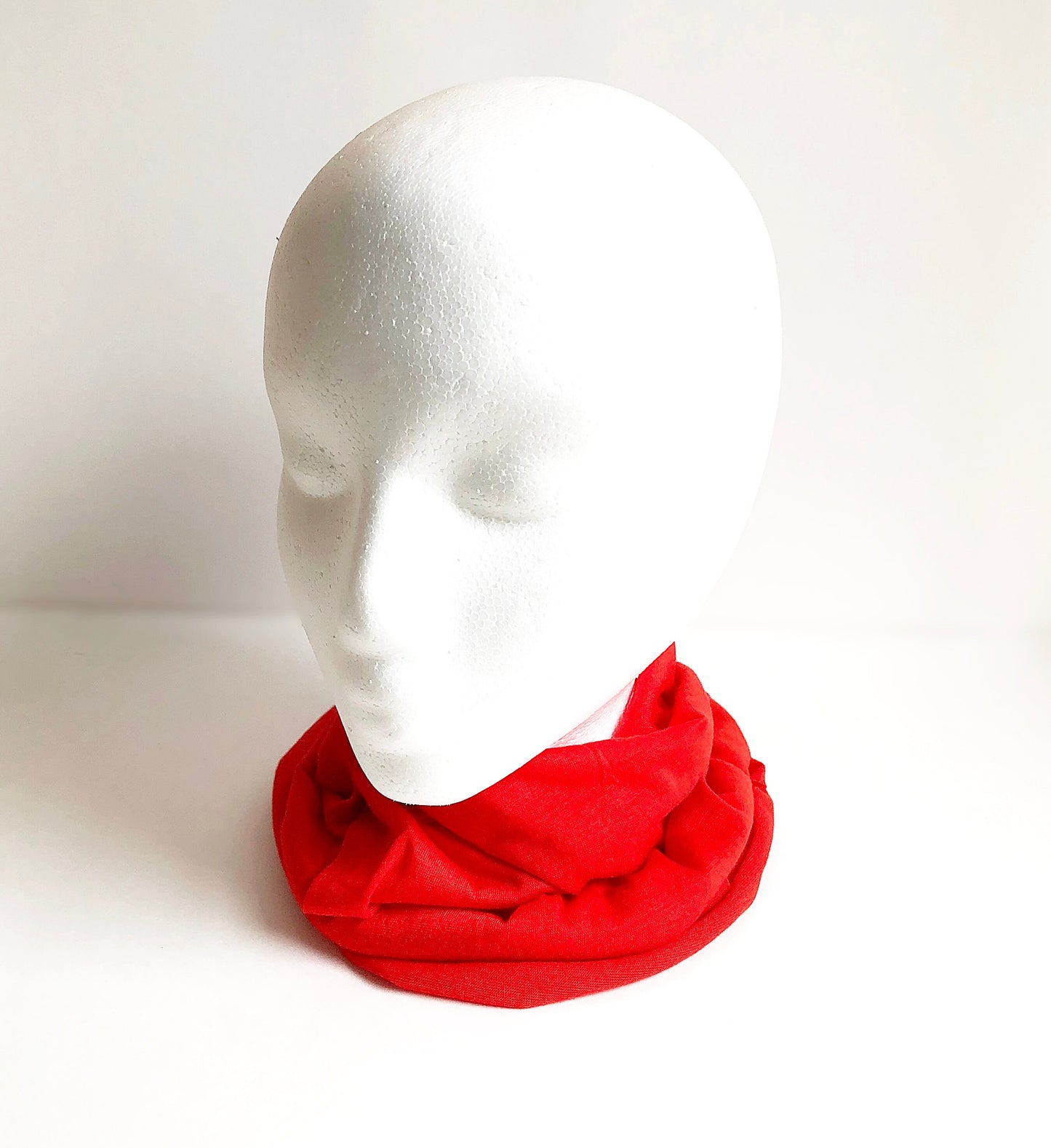 Red Color Face Mask Scarf New Multi Functional Seamless Protective Covering Elastic Neck Gaiter Bandana Breathable Balaclava Head Wear N4