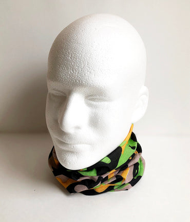 Camo Face Mask Scarf New Multi Functional Seamless Protective Covering Elastic Print Neck Gaiter Bandana Breathable Balaclava Head Wear N78