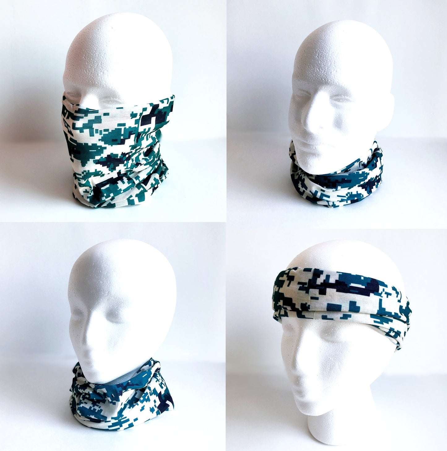 Camo Face Mask Scarf New Multi Functional Seamless Protective Covering Elastic Print Neck Gaiter Bandana Breathable Balaclava Head Wear N81