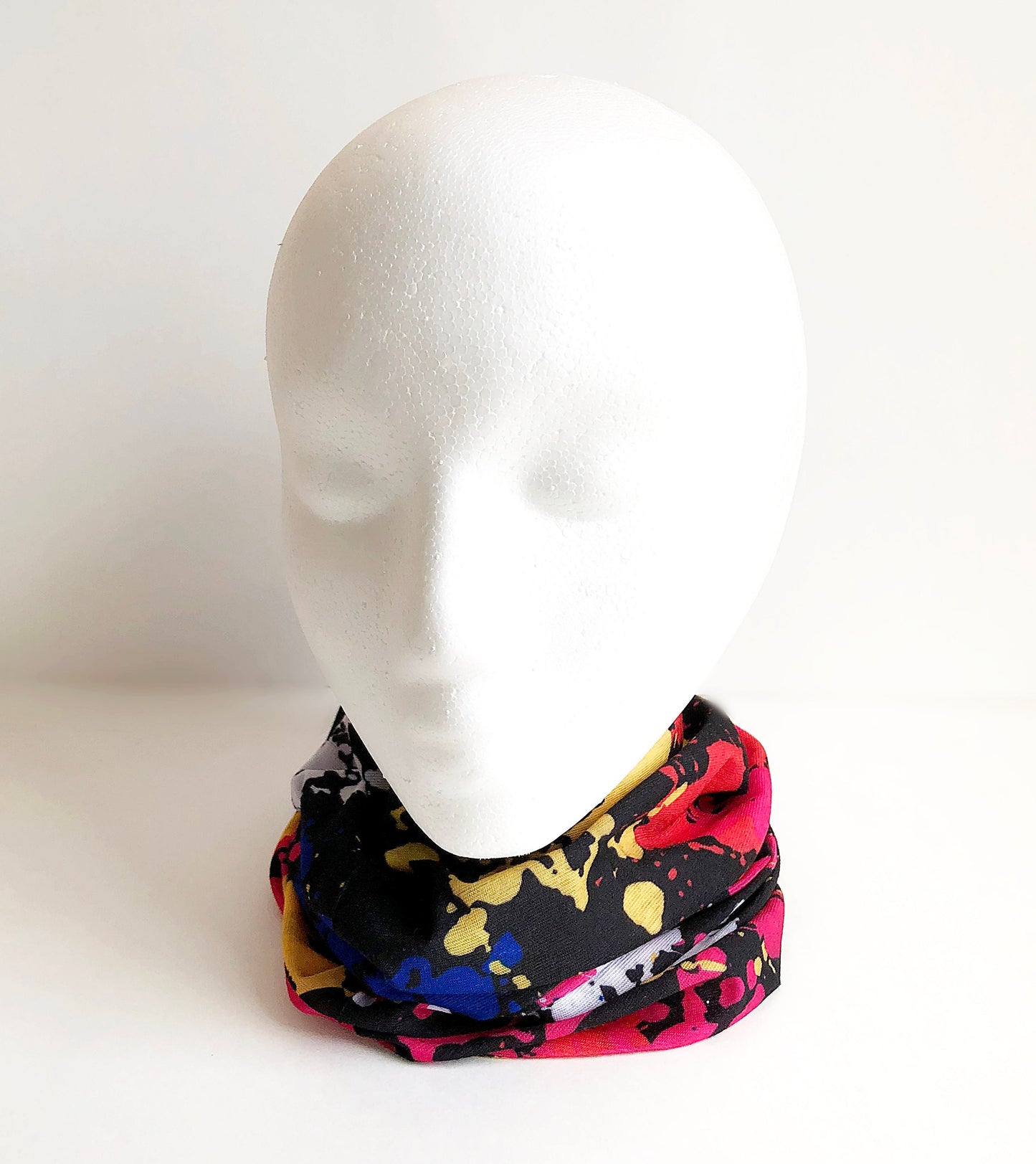 Splash Paint Face Mask Scarf New Multi Functional Seamless Protective Covering Elastic Neck Gaiter Bandana Breathabl Balaclava Head Wear N30