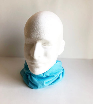 Light Blue Face Mask Scarf New Multi Functional Seamless Protective Covering Elastic Neck Gaiter Bandana Breathable Balaclava Head Wear N16