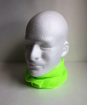 Fluorescent Green Neon Face Mask New Scarf Multi Functional Seamless Protective Covering Elastic Neck Gaiter Bandana Balaclava Head Wear N6