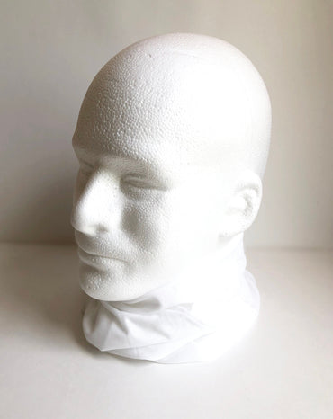 White Color Face Mask Scarf New Multi Functional Seamless Protective Covering Elastic Neck Gaiter Bandana Breathable Balaclava Head Wear N15