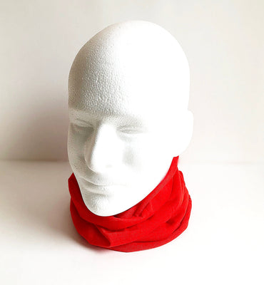 Red Color Face Mask Scarf New Multi Functional Seamless Protective Covering Elastic Neck Gaiter Bandana Breathable Balaclava Head Wear N4