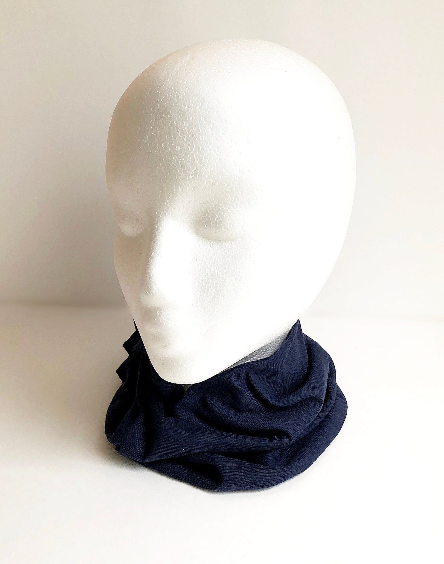 Navy Blue Face Mask Scarf New Multi Functional Seamless Protective Covering Elastic Neck Gaiter Bandana Breathable Balaclava Head Wear N17
