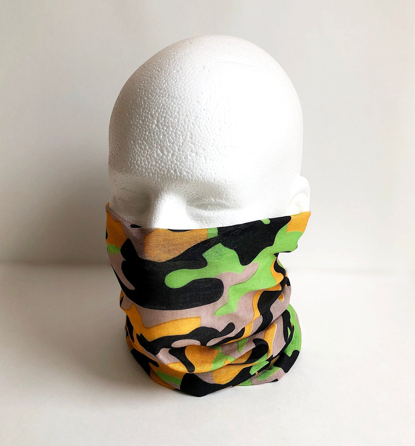 Camo Face Mask Scarf New Multi Functional Seamless Protective Covering Elastic Print Neck Gaiter Bandana Breathable Balaclava Head Wear N78