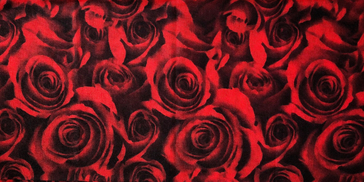 Red Roses Face Mask Scarf New Multi Functional Seamless Protective Covering Elastic Neck Gaiter Bandana Breathable Balaclava Head Wear N133