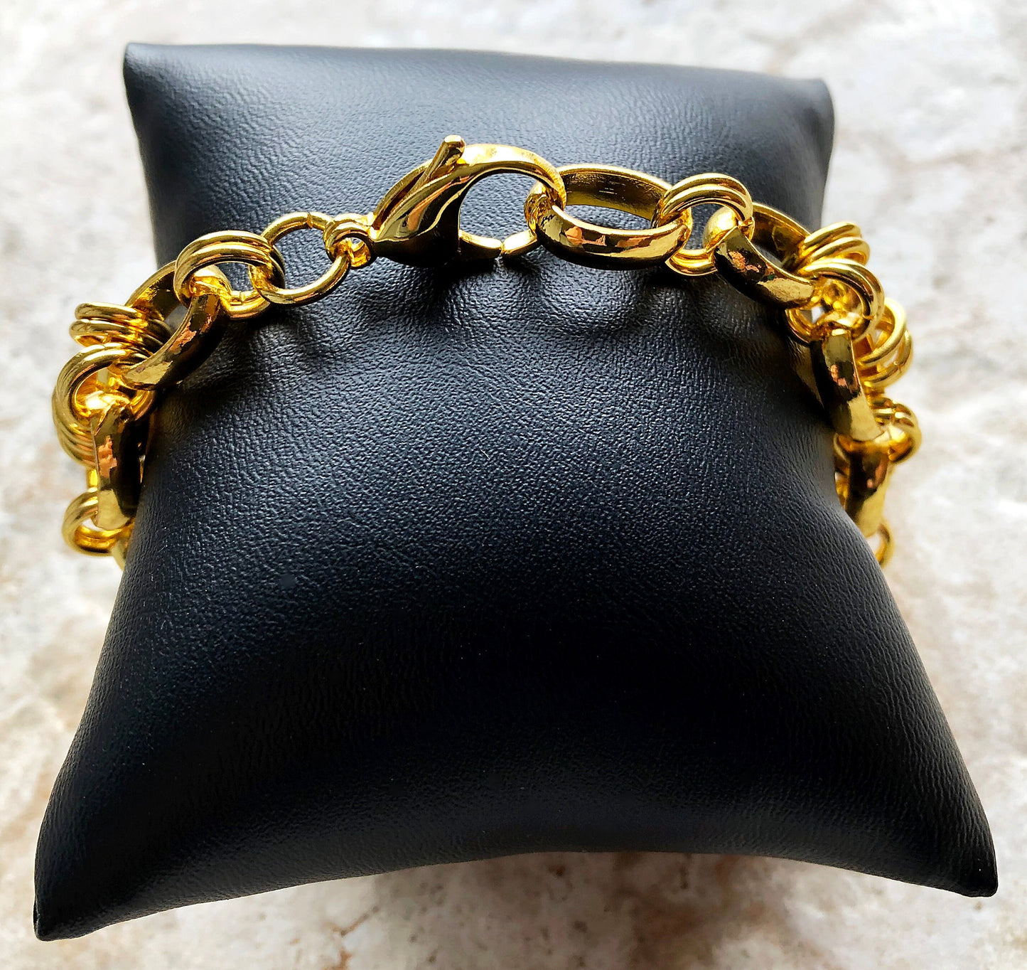 New Apple Watch Bracelet Band Concave Chain Links Stainless Steel Gold Color for All Series iWatch 38mm 40mm 41mm 42mm 44mm 45mm 49mm Case