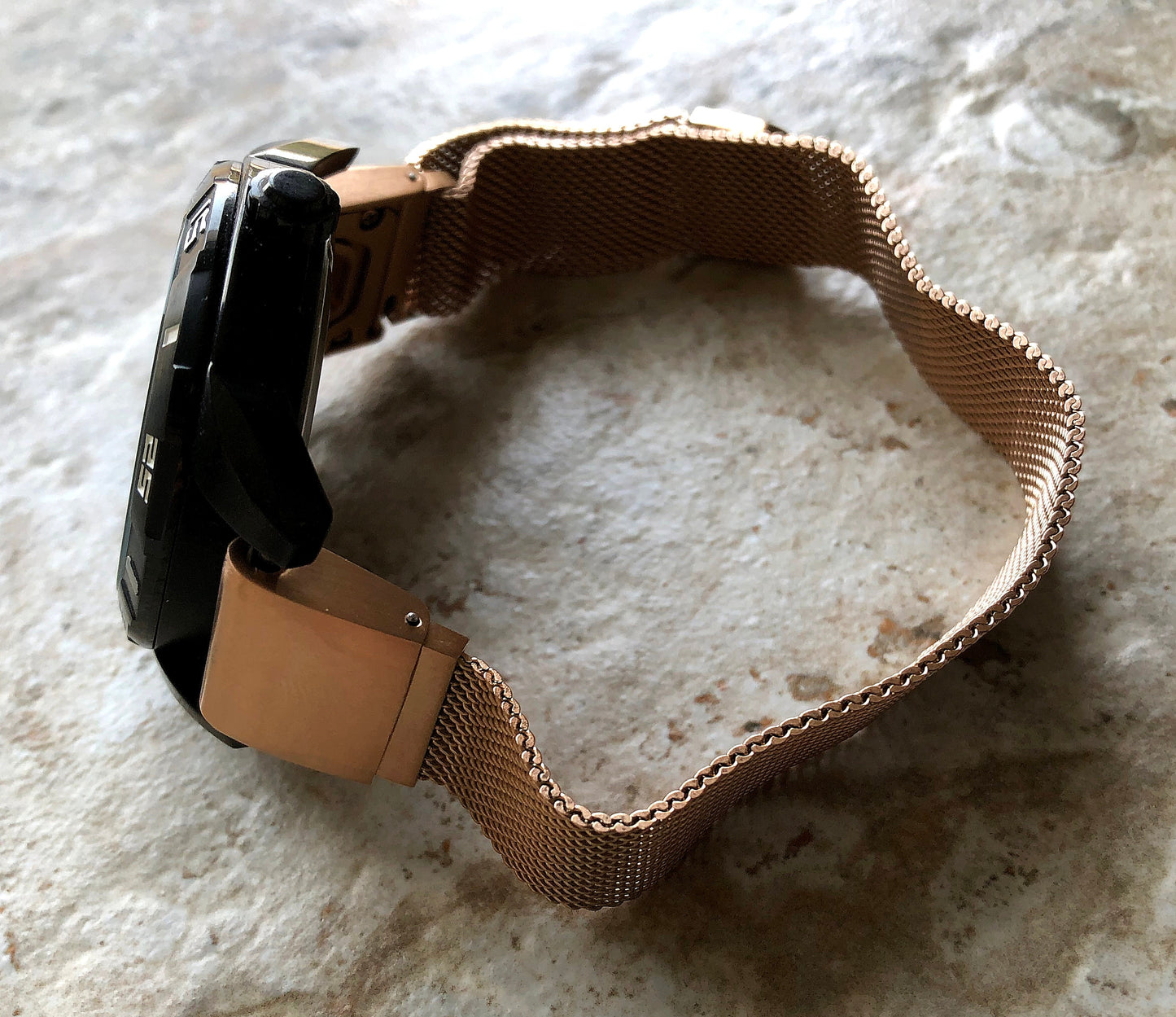 Garmin Rose Gold Color Band for epix Pro Gen 2 42mm and fenix 6S Pro 5S fenix 5S Plus Stainless Steel Milanese Mesh Quick Fit Strap A20B18