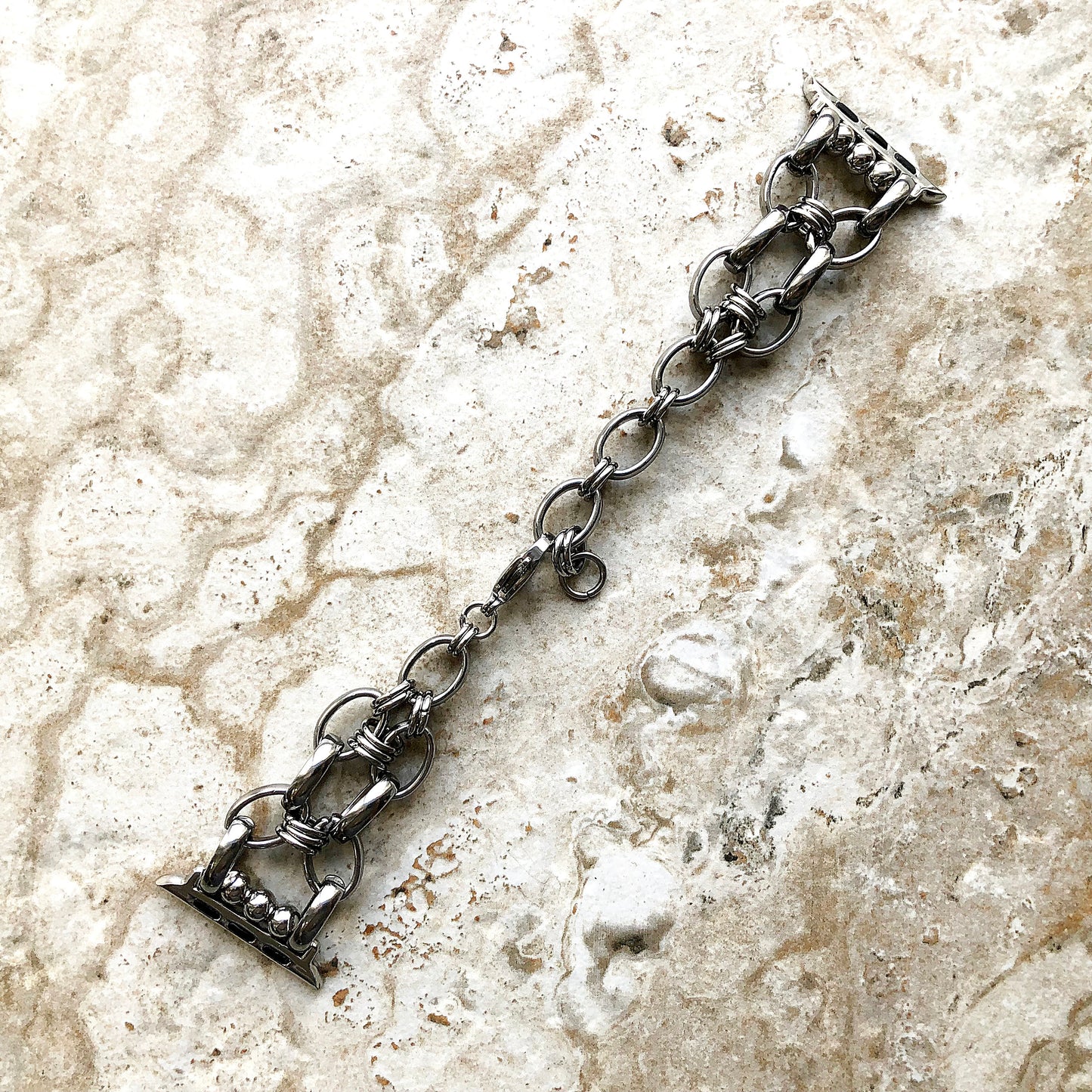 Apple Braided Silver Color Stainless Steel Bracelet for Ultra 2 9 8 7 SE 6 5 4 3 2 1 Case 38 40 41 42mm 44mm 45mm 49mm iWatch Band Handmade