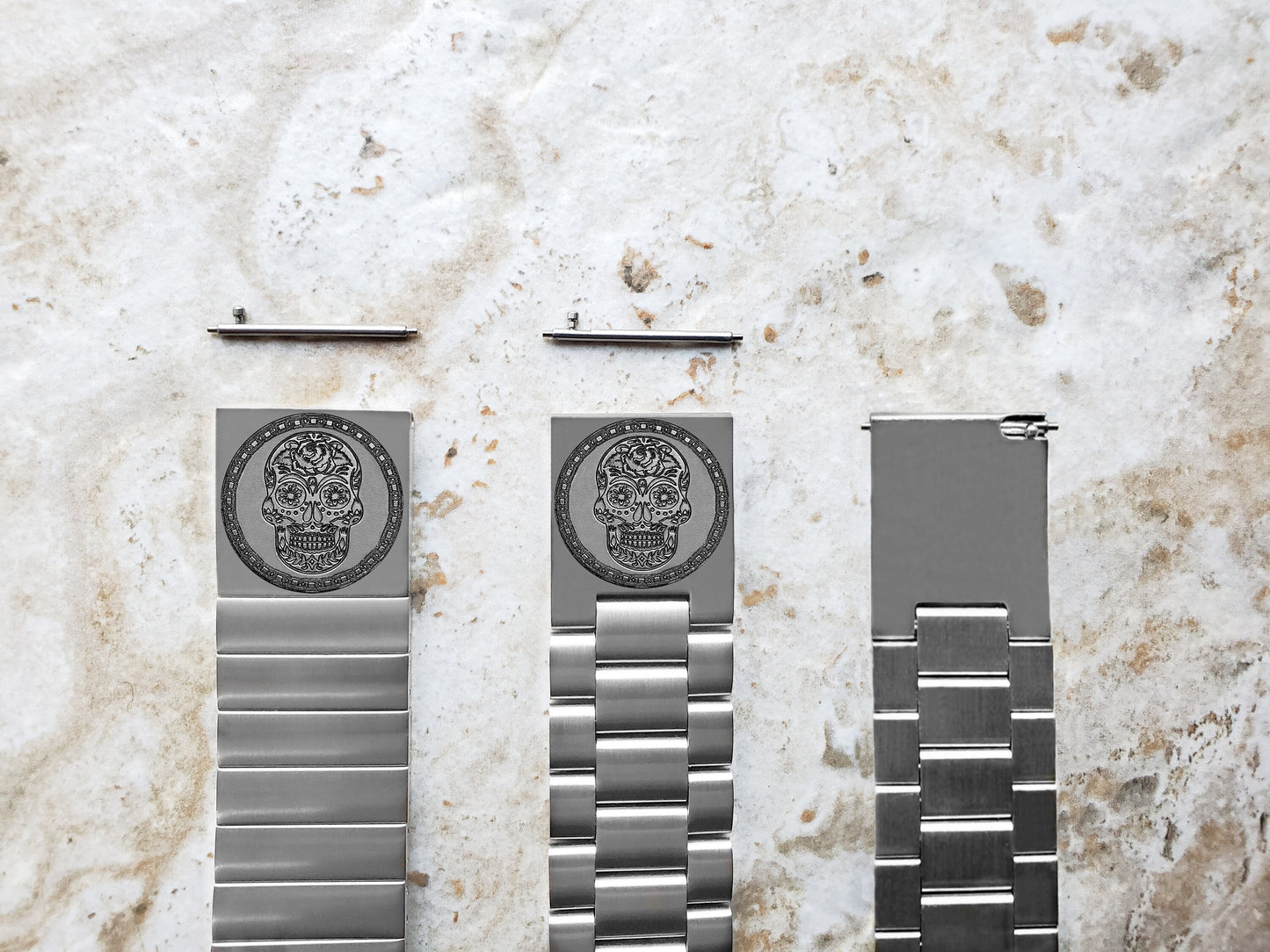 Engraved Watch Band Compatible with Garmin Forerunner 745 265 255 Venu 3 2 Vivoactive 4 Darth Vader First Avenger St Steel Strap SS2 -B22