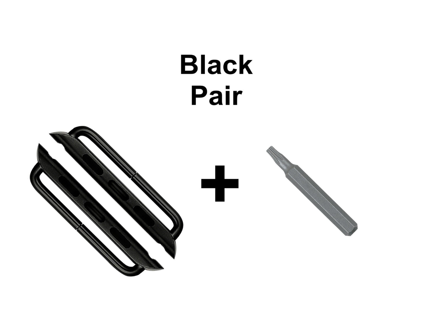 Apple Rose Gold Silver Black Band Adapters for iWatch Ultra 2 49mm and 9 8 Series 41mm 45mm Case Pair Lugs Connectors Strap Star Tool