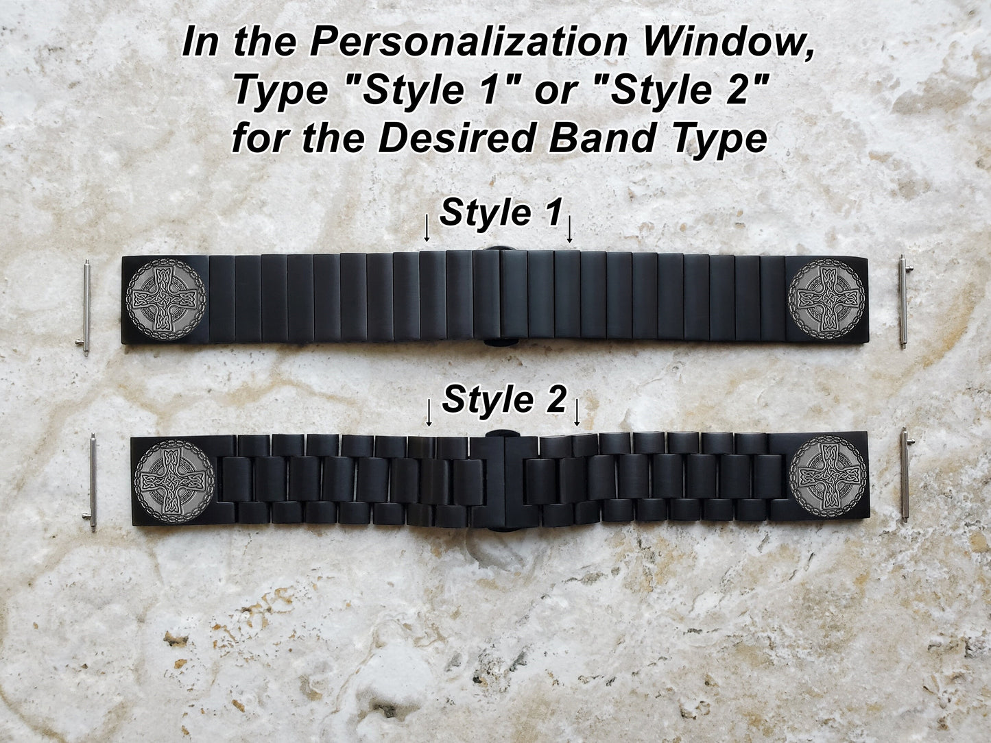 Engraved Watch Band for Garmin Forerunner 745 265 255 Venu 3 2 Vivoactive 4 Darth Vader First Avenger Black Stainless Steel Strap CC2 -B22