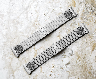 Engraved Watch Band Compatible with Fitbit Ionic Smartwatches Silver Color Stainless Steel Strap Bracelet with Quick Release Adapters AS1