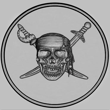 Pirate Skull Swords Jolly Roger Watch Band 22mm 24mm 25mm Lugs Traditional Luxury Smartwatches Silver Stainless Steel Bracelet Strap PS2