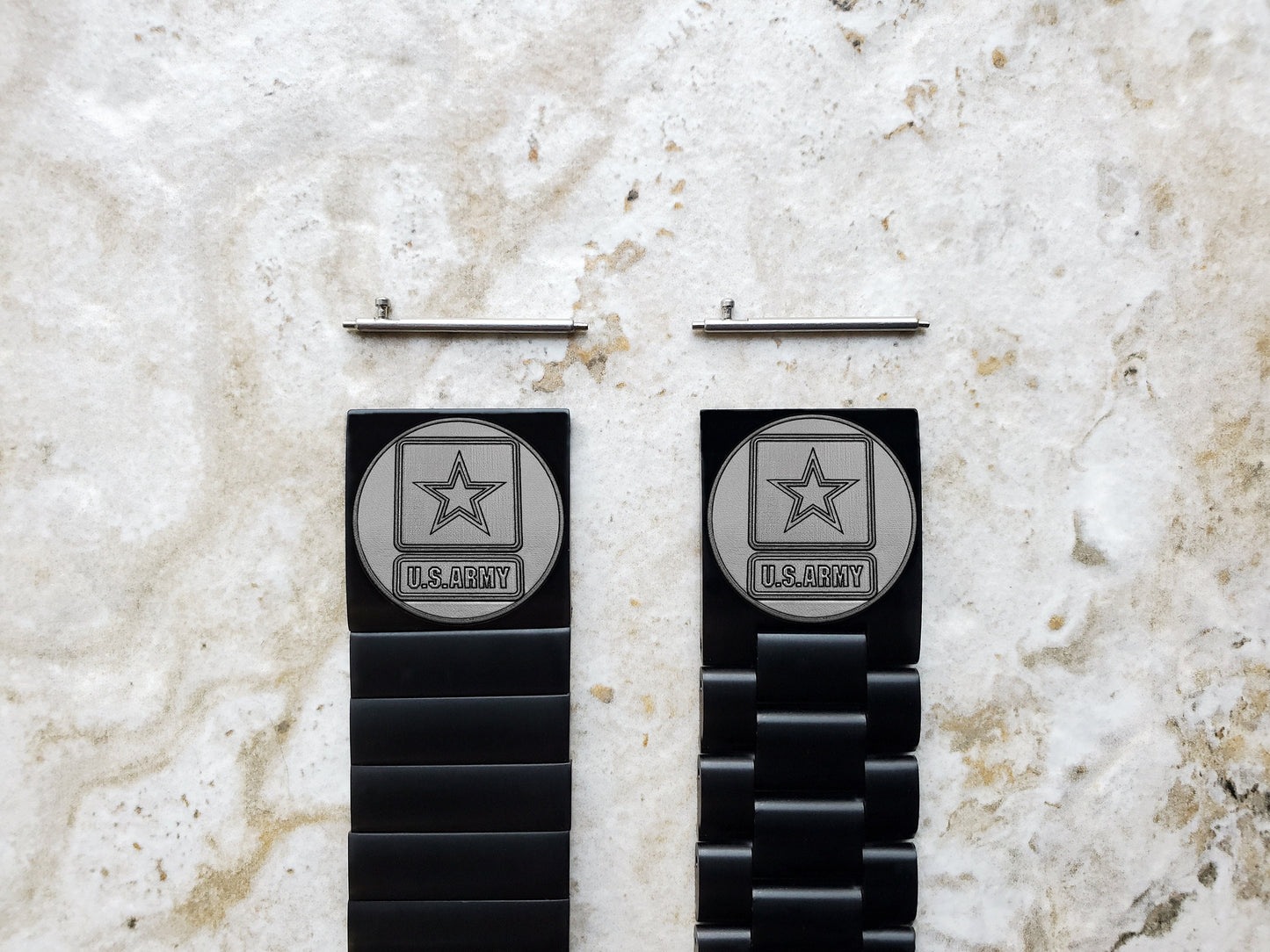 US Army Engraved Watch Band for Garmin Forerunner 745 265 255 Venu 3 2 Vivoactive 4 Darth Vader First Avenger Black St Steel Strap US1 -B22