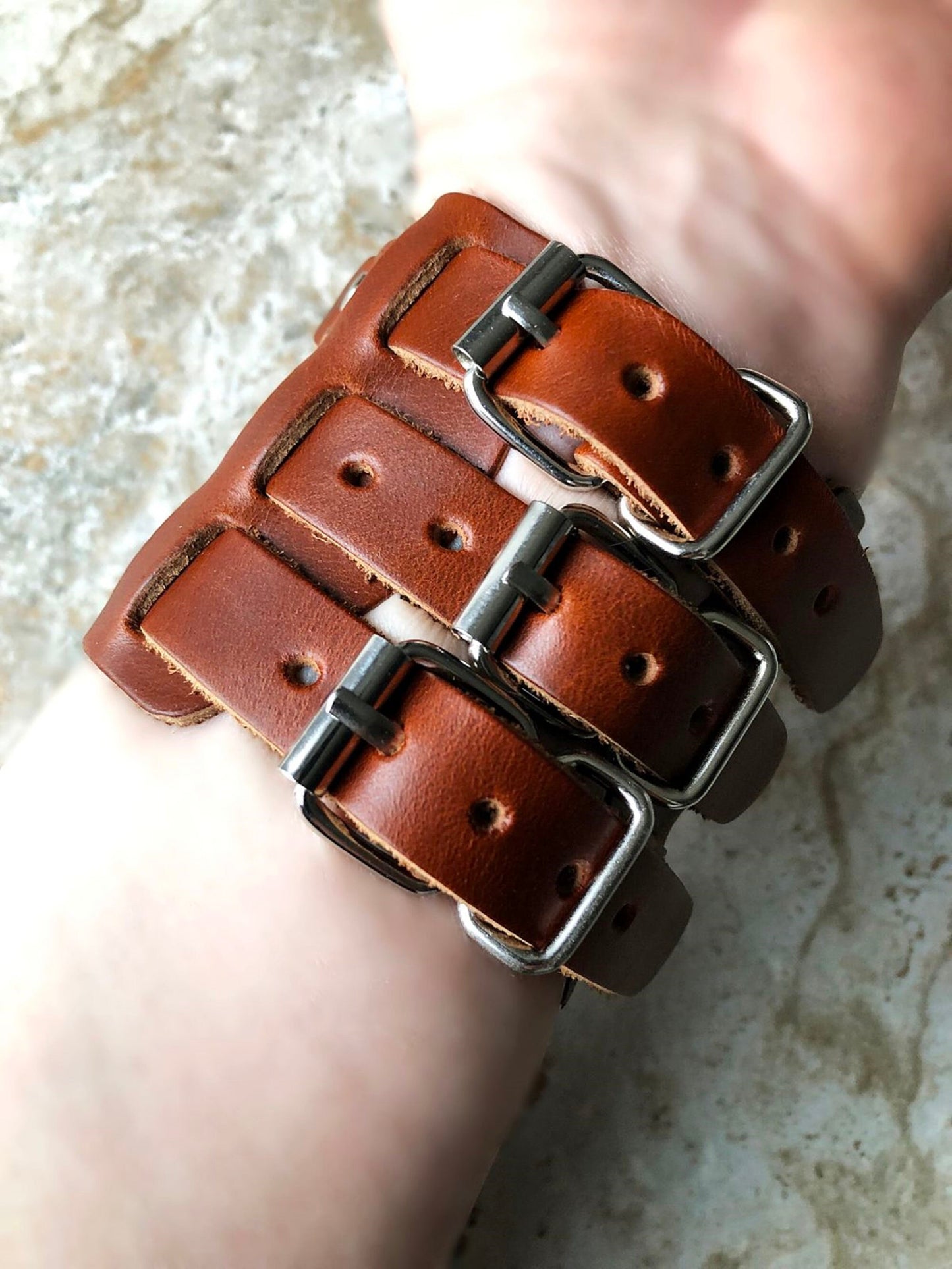 Google Pixel Watch 3 2 1 41mm Band Cuff Bund Steampunk Wide Strap Thick Soft Genuine Leather Bracelet Fashion Accessory Tech Jewelry BR-20