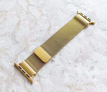 Apple Watch Gold Color Band Set Crystal Bezel Case Cover for Ultra 2 9 8 7 SE 6 5 4 3 2 1 49mm 45mm 44mm 42mm 41mm 40mm 38mm Milanese Strap