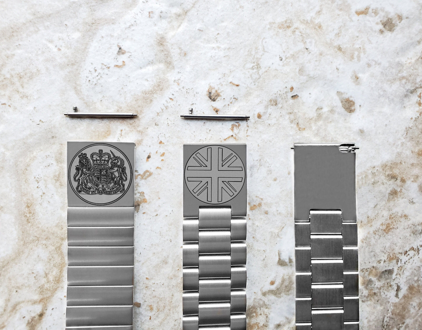 Samsung Watch Band Great Britain UK Symbols Compatible with Galaxy Watch 3 45mm 46mm Gear S3 Frontier Classic Engraved Strap UKS -B22