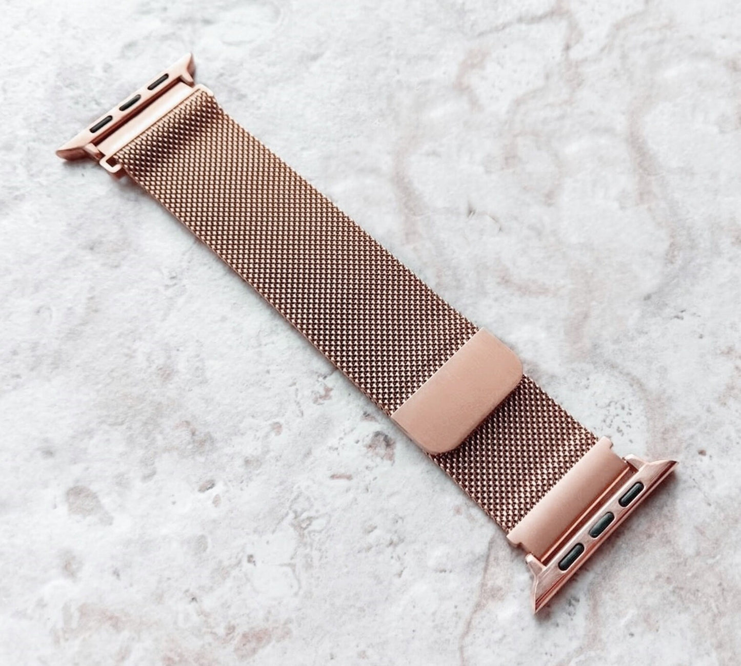 Apple Watch Rose Gold Color Band Set Crystal Bezel Case Cover for Ultra 2 9 8 7 SE 6 5 4 3 2 1 49mm 45mm 44 42 41mm 40mm 38mm Milanese Strap