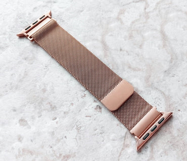 Apple Watch Rose Gold Color Band Set Crystal Bezel Case Cover for Ultra 2 9 8 7 SE 6 5 4 3 2 1 49mm 45mm 44mm 42 41 40mm 38mm Strap Milanese