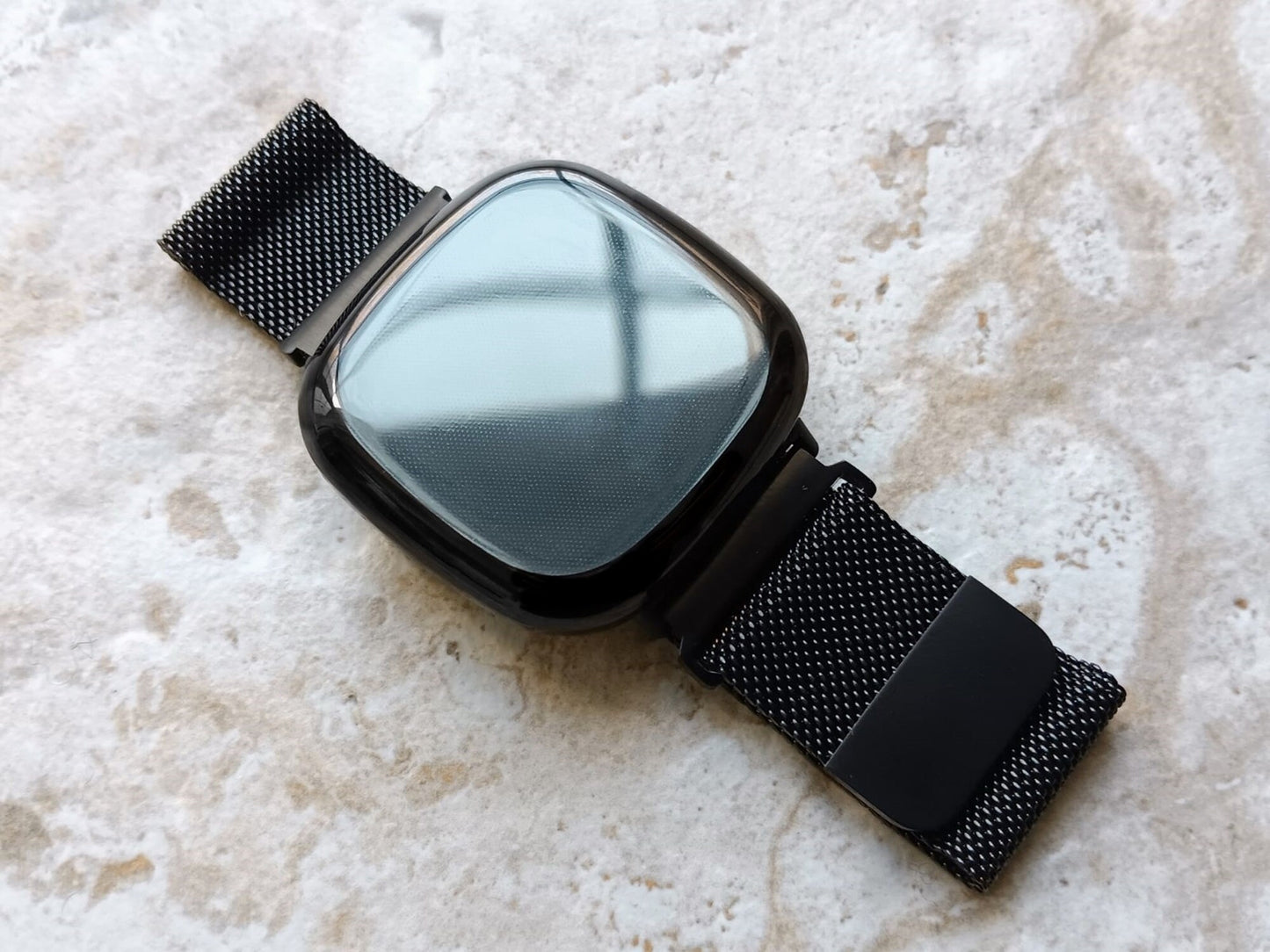 Fitbit Watch Bezel Case Cover for Versa 2 3 4 and Sense 1 2 Smartwatches Soft Slim Protective Bumper Frame with Built in Screen Protector